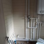 Монтаж системы отопления в каркасном доме в г. Пушкино